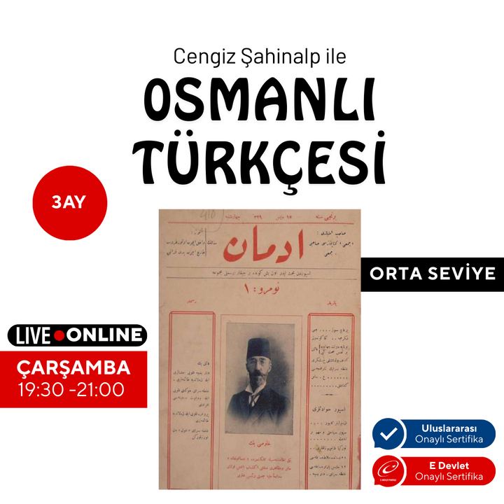 Osmanlı Türkçesi ( Online) Orta Seviyesi
