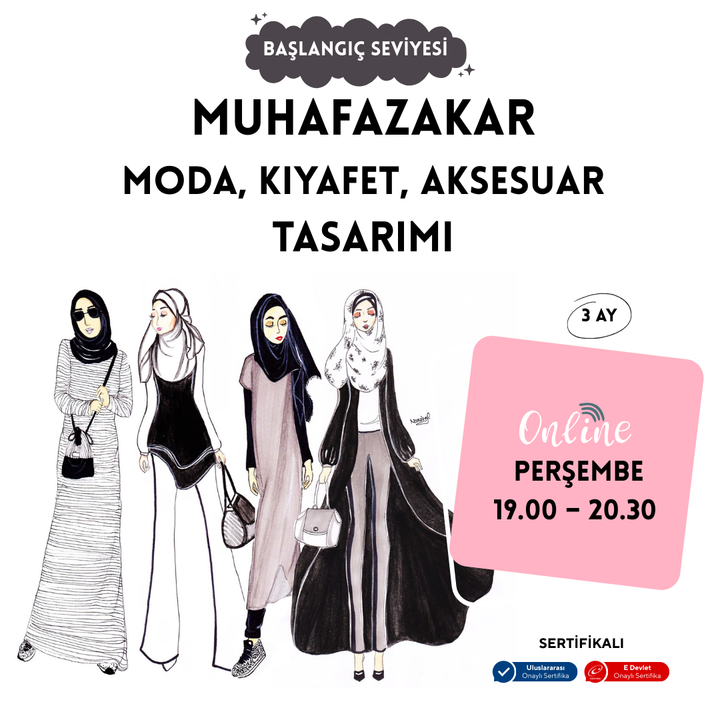 Muhafazakar Moda Kıyafet ve Aksesuar Tasarımı