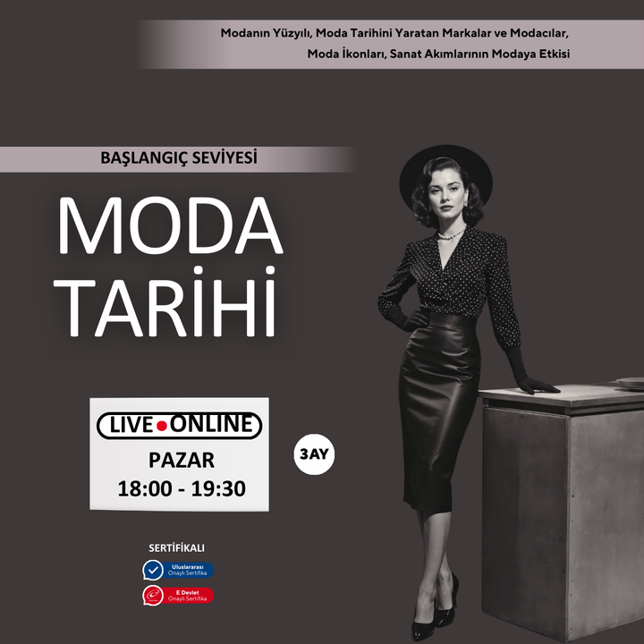 Moda Tarihi + 15 yaş ve yetişkin