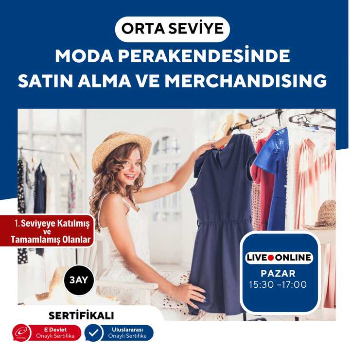 Moda Perakendesinde Satın Alma ve Merchandising ( Online)-Orta Seviye