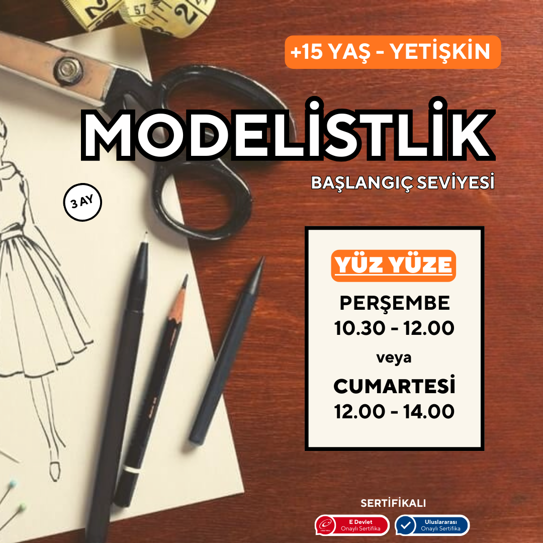 Modelistlik  (Başlangıç Seviyesi) -Yüz Yüze
