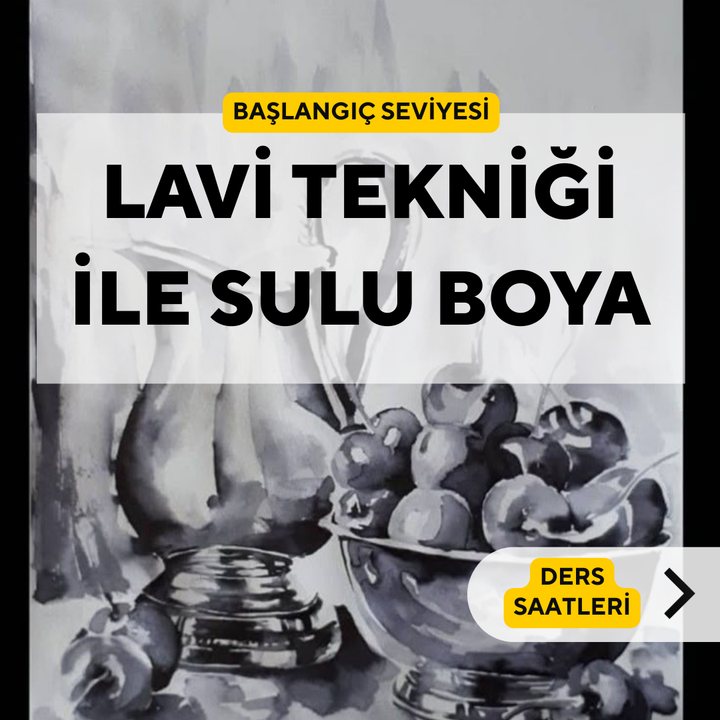 Lavi Tekniği ile Suluboya - Yüz Yüze