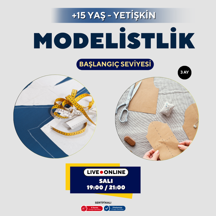 Modelistlik (+15 Yaş ve Yetişkin) -Başlangıç Seviyesi