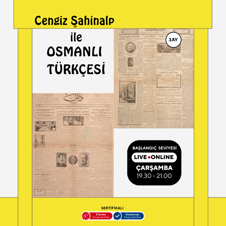 Osmanlı Türkçesi ( Online) Başlangıç Seviyesi