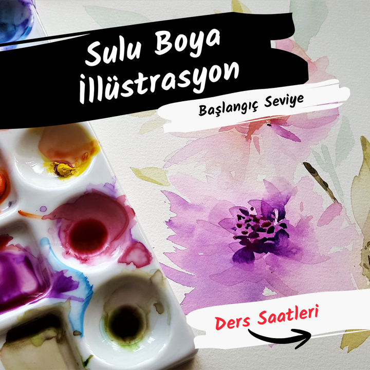 Sulu Boya İllustrasyon  - Yüz Yüze