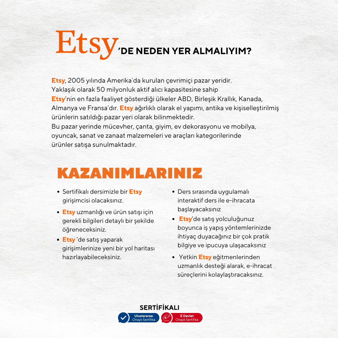 A'dan Z'ye Etsy
