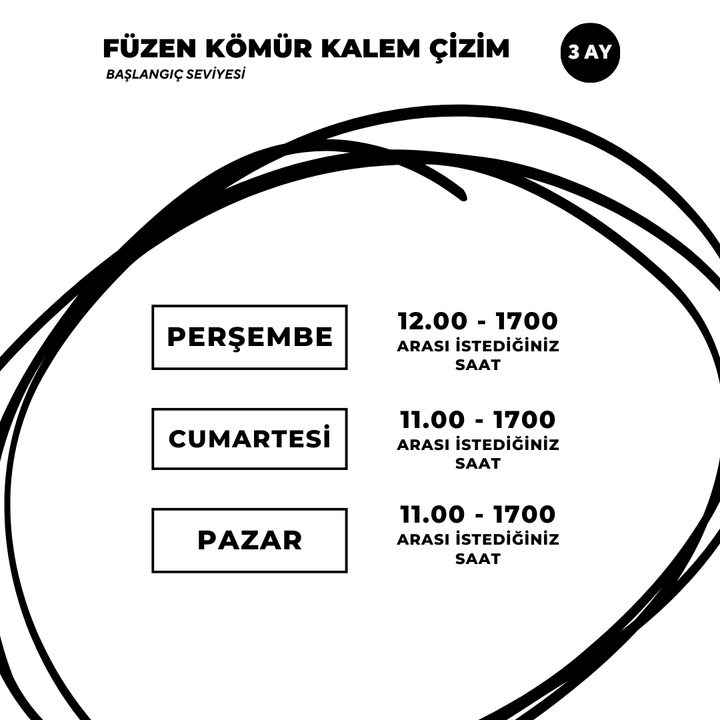 Füzen Kömür Kalem Çizim ( yüz Yüze )