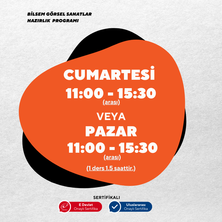 BİLSEM Görsel Sanatlar Hazırlık Programı - Yüz yüze