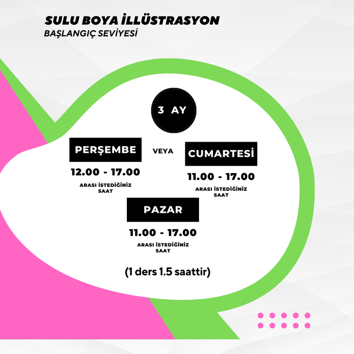 Sulu Boya İllustrasyon  - Yüz Yüze