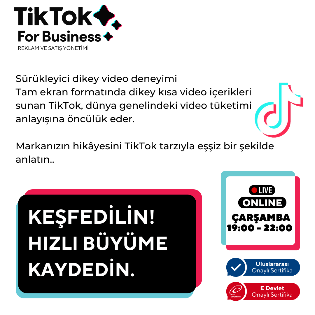 Tiktok For Business (Tiktok'ta İşinizi Büyütün!)