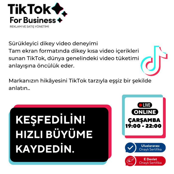Tiktok For Business (Tiktok'ta İşinizi Büyütün!)