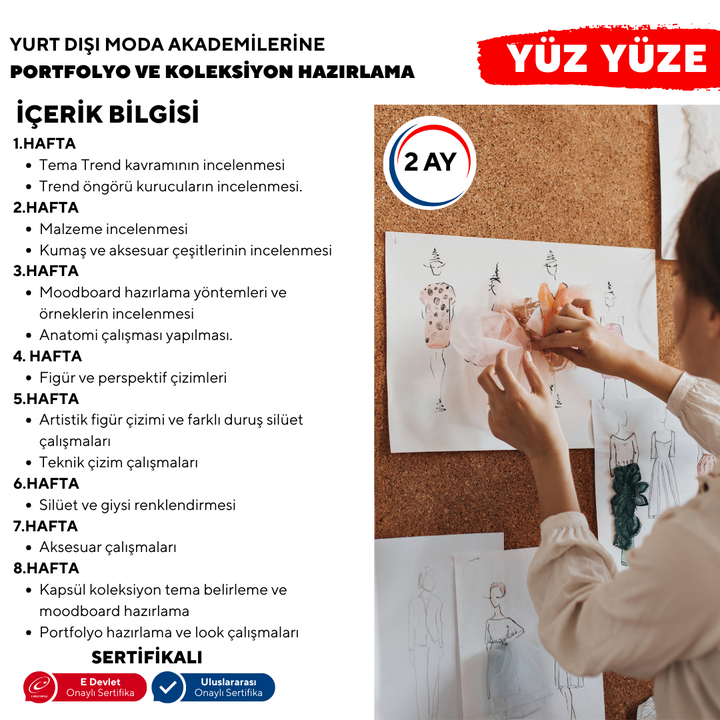 Yurtdışı Moda Akademilerine Giriş İçin Portfolyo ve Koleksiyon Hazırlama