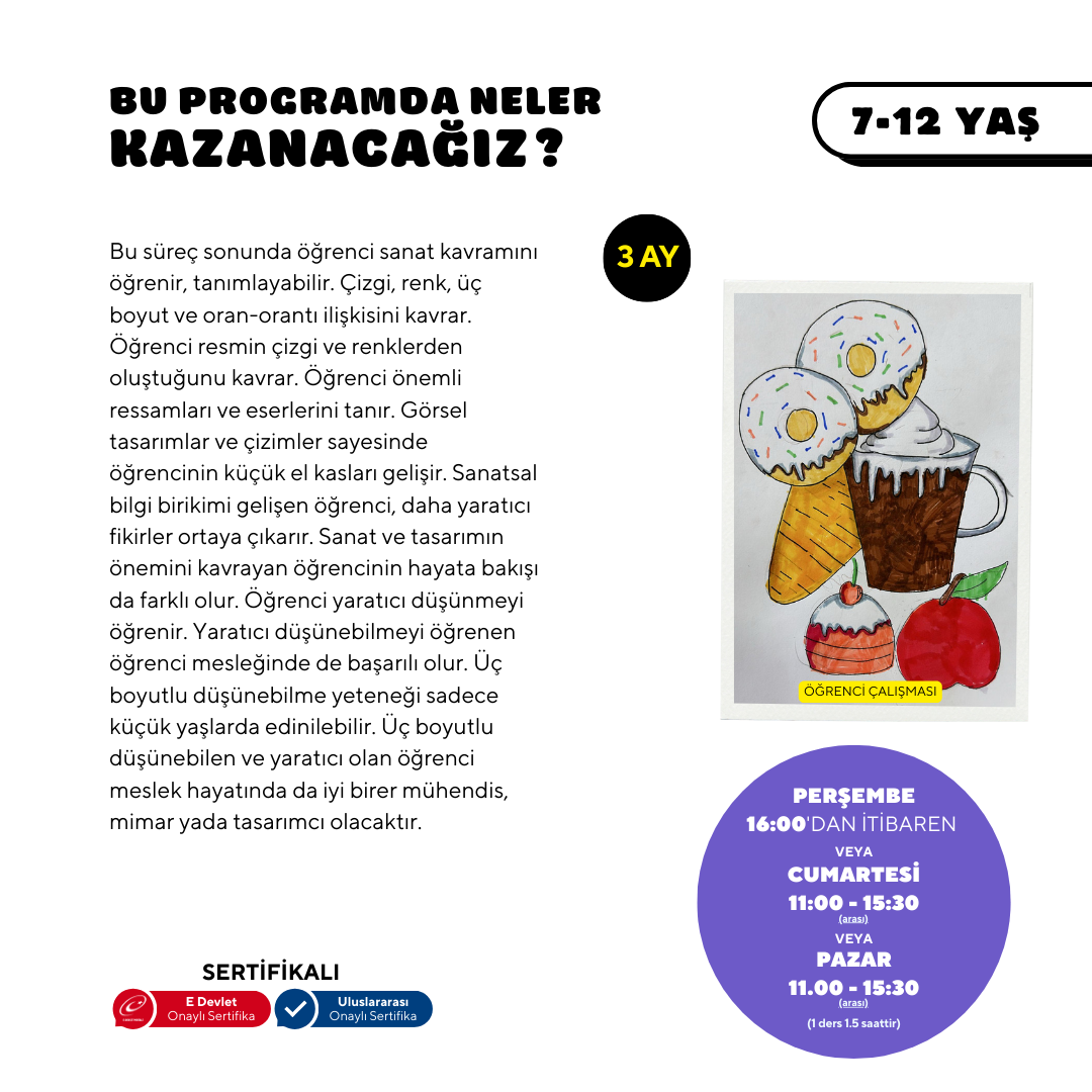 Resim Yapmayı Seviyorum! (7-12 Yaş)