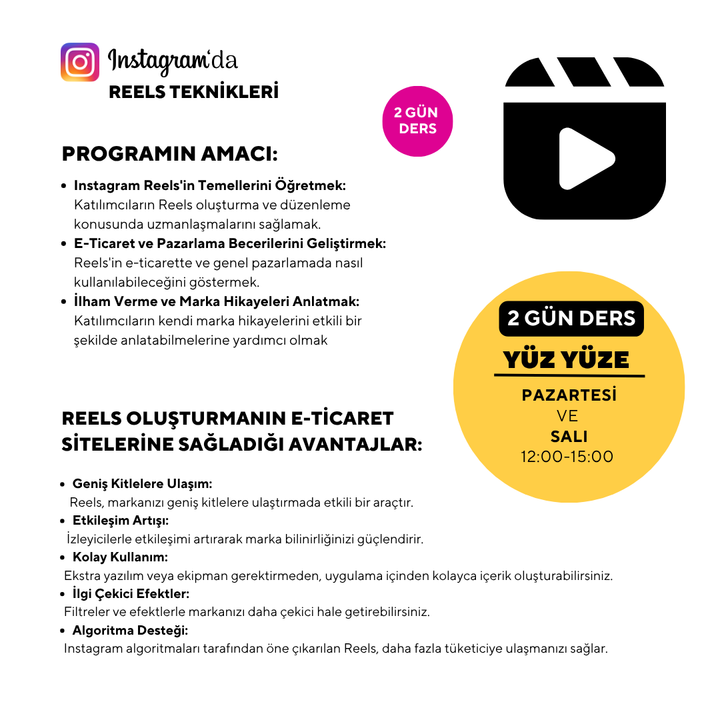 Instagram Reels Teknikleri - Yüz Yüze