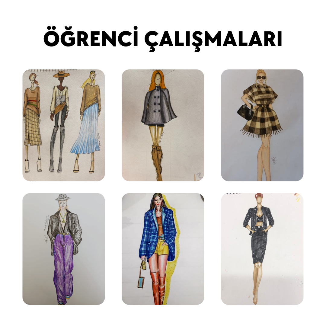 Moda Tasarım Çizim -Orta Seviye ( Yüz Yüze )