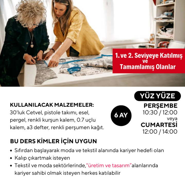 Modelistlik  (İleri Seviye) -Yüz Yüze