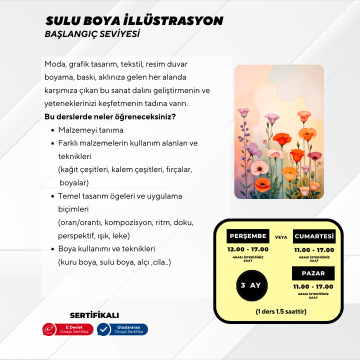 Sulu Boya İllustrasyon  - Yüz Yüze