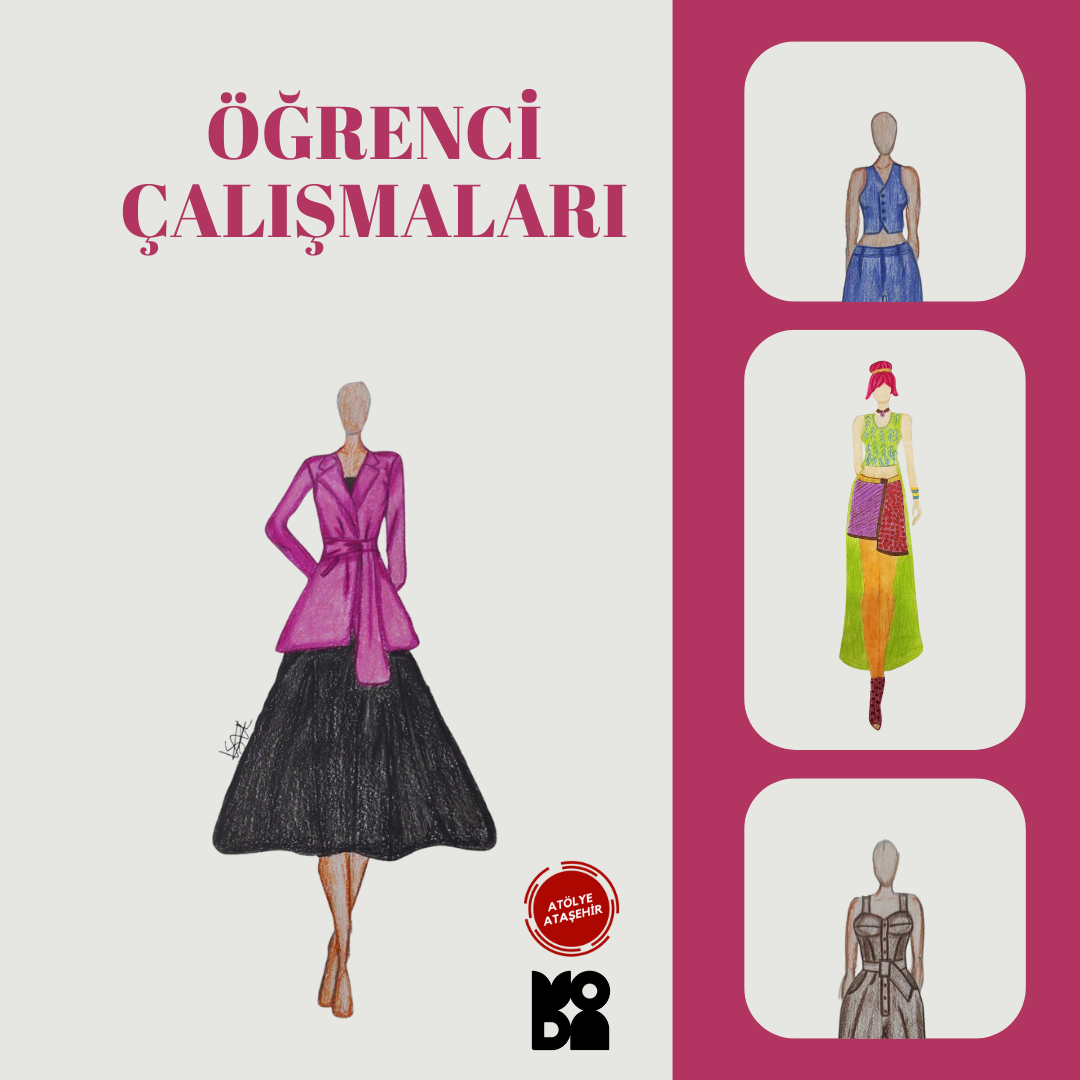 Moda (11-15 Yaş'a Özel)-Kıyafet Tasarım,Aksesuar,Temel Kalıp (Yüz Yüze)