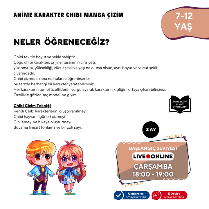 Chibi & Furry Çizim (7-12 Yaş)