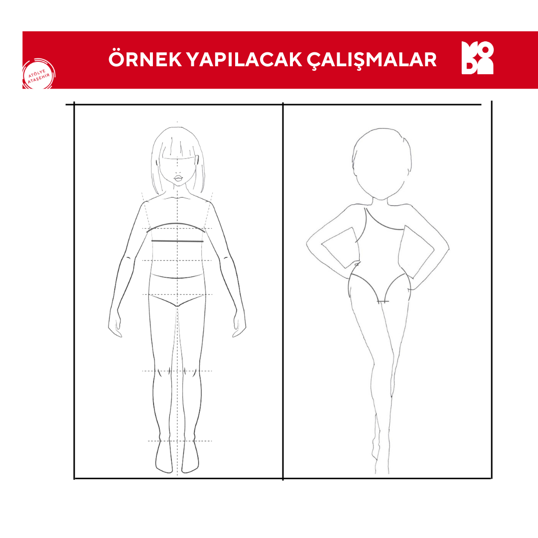 8-11 Yaş Moda Tasarımı Çizim (Yüz Yüze)