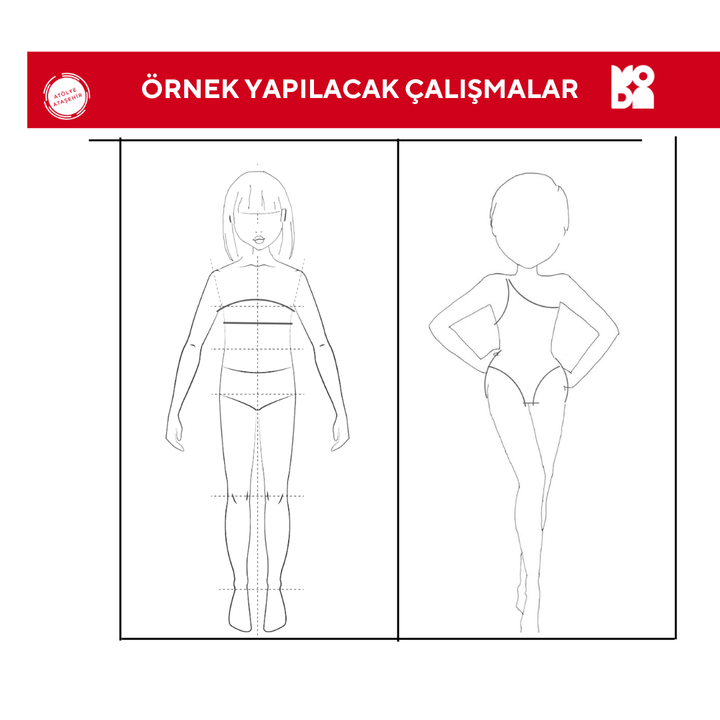8-11 Yaş Moda Tasarımı Çizim (Online)