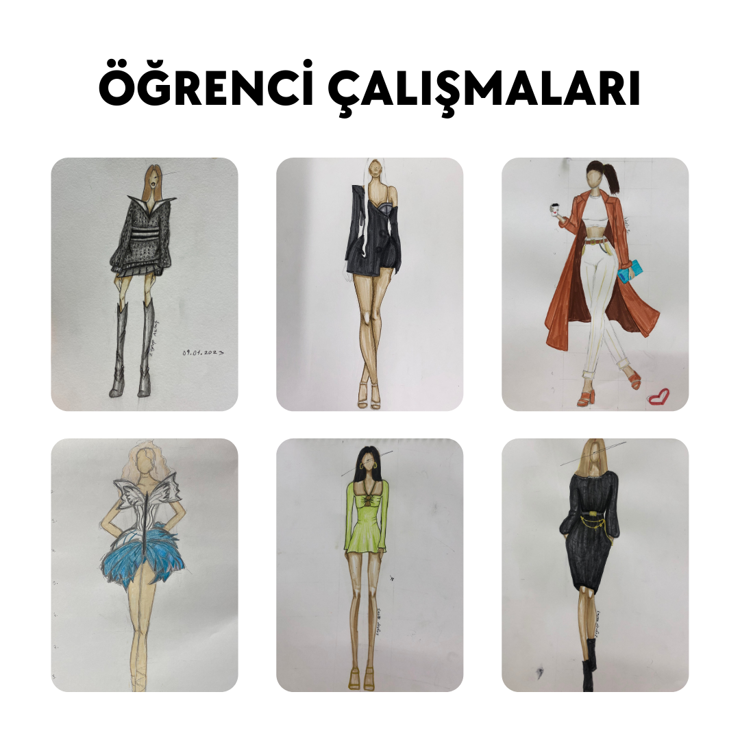 Moda Tasarım Çizim -Orta Seviye ( Yüz Yüze )