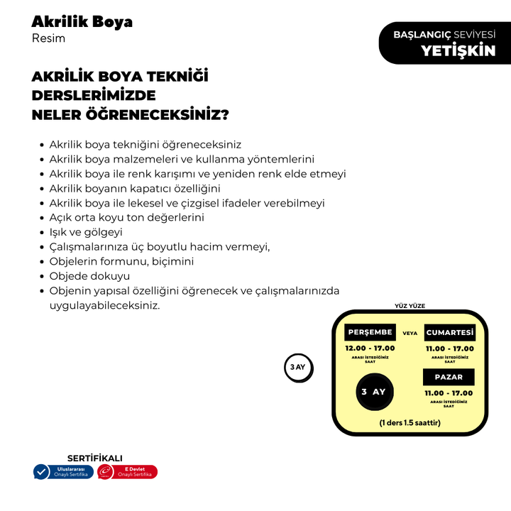 Akrilik Yağlı Boya Resim  - Yüz Yüze