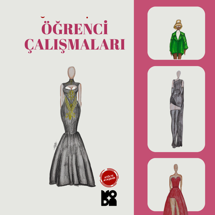 Moda (11-15 Yaş'a Özel)-Kıyafet Tasarım,Aksesuar,Temel Kalıp (Yüz Yüze)