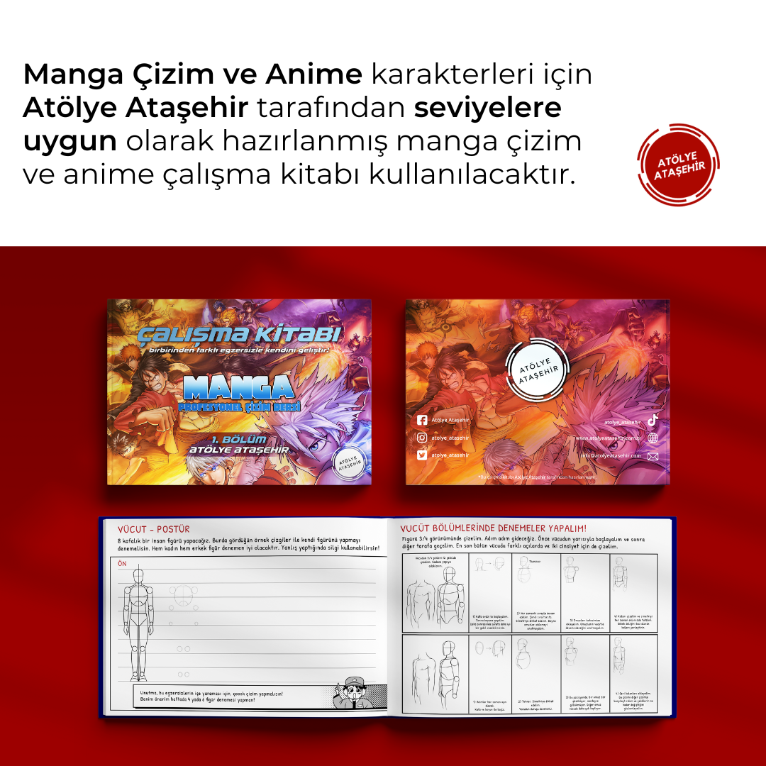 Manga Çizim Ve Anime Hazırlama (İleri Seviye) -Yüz Yüze ( + 16 ve Yetişkin)