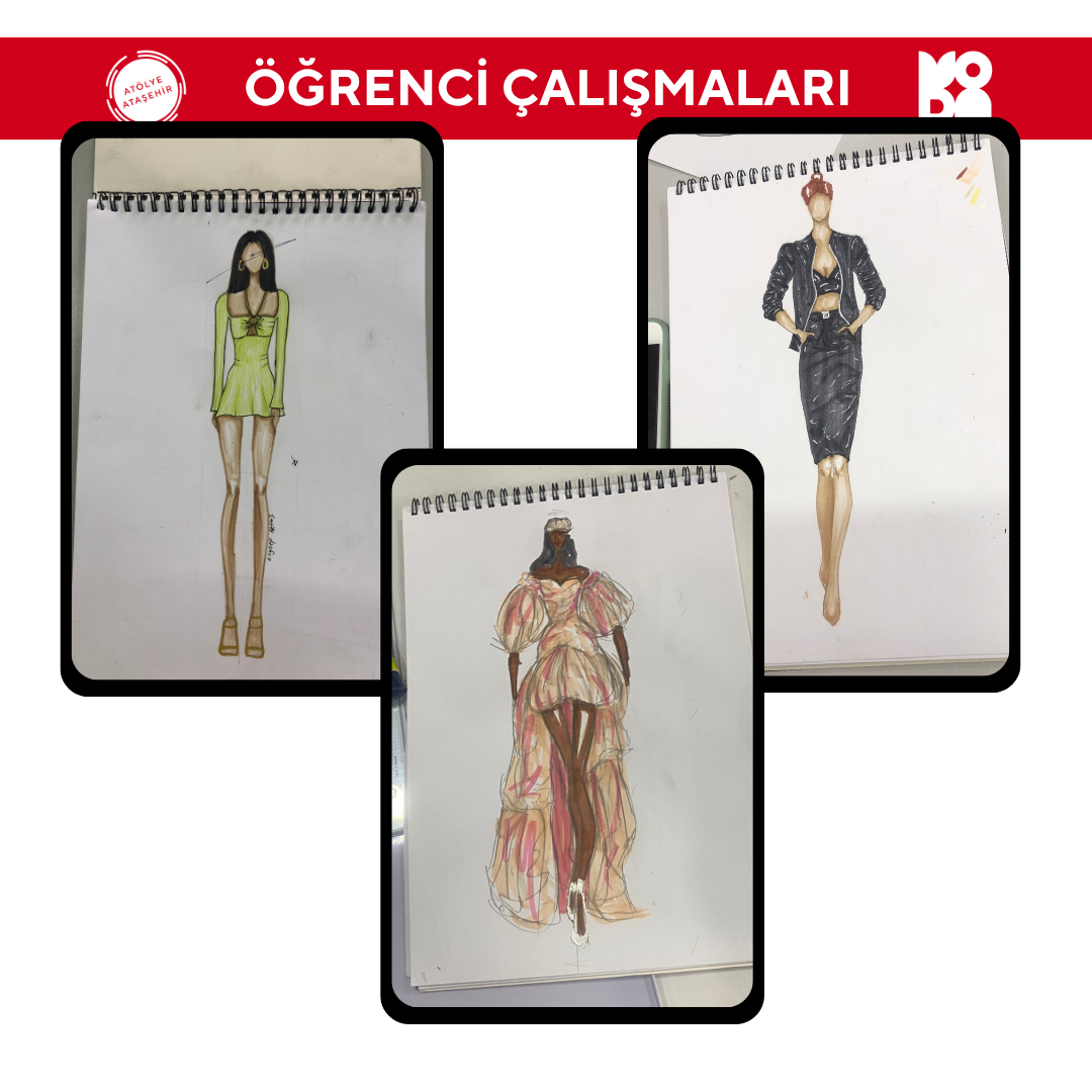 8-11 Yaş Moda Tasarımı Çizim (Online)