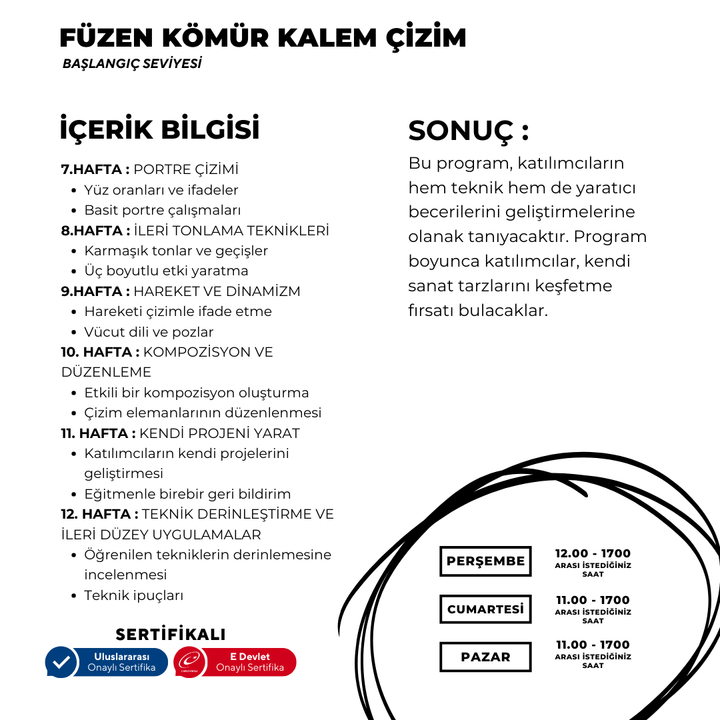 Füzen Kömür Kalem Çizim ( yüz Yüze )