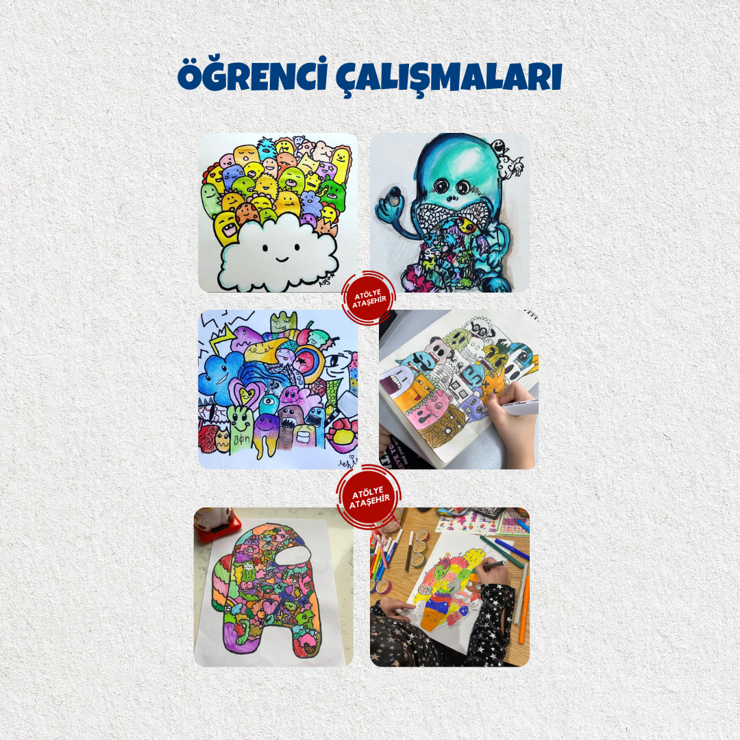 Doodle Sketching Art - Karalama Sanatı  (8-14 Yaş)