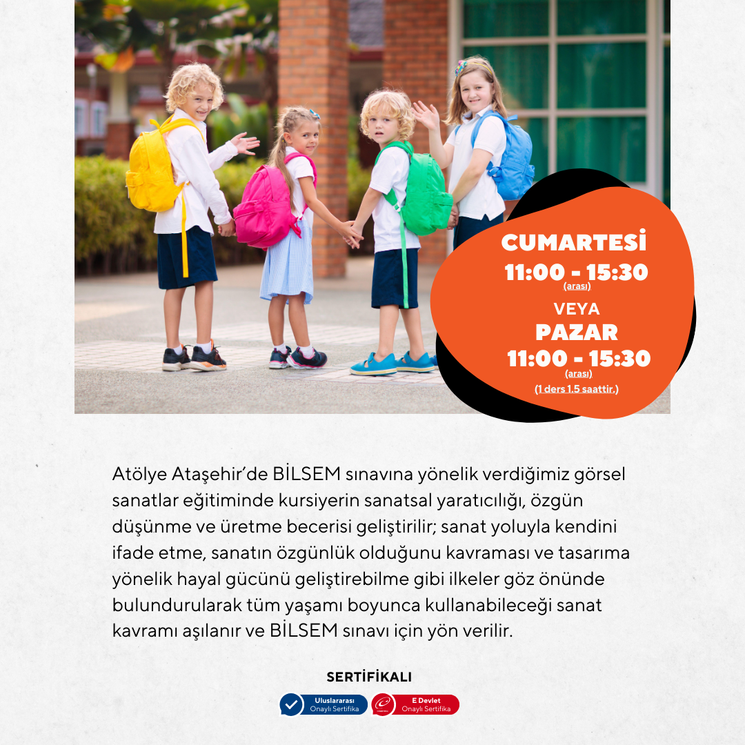 BİLSEM Görsel Sanatlar Hazırlık Programı - Yüz yüze