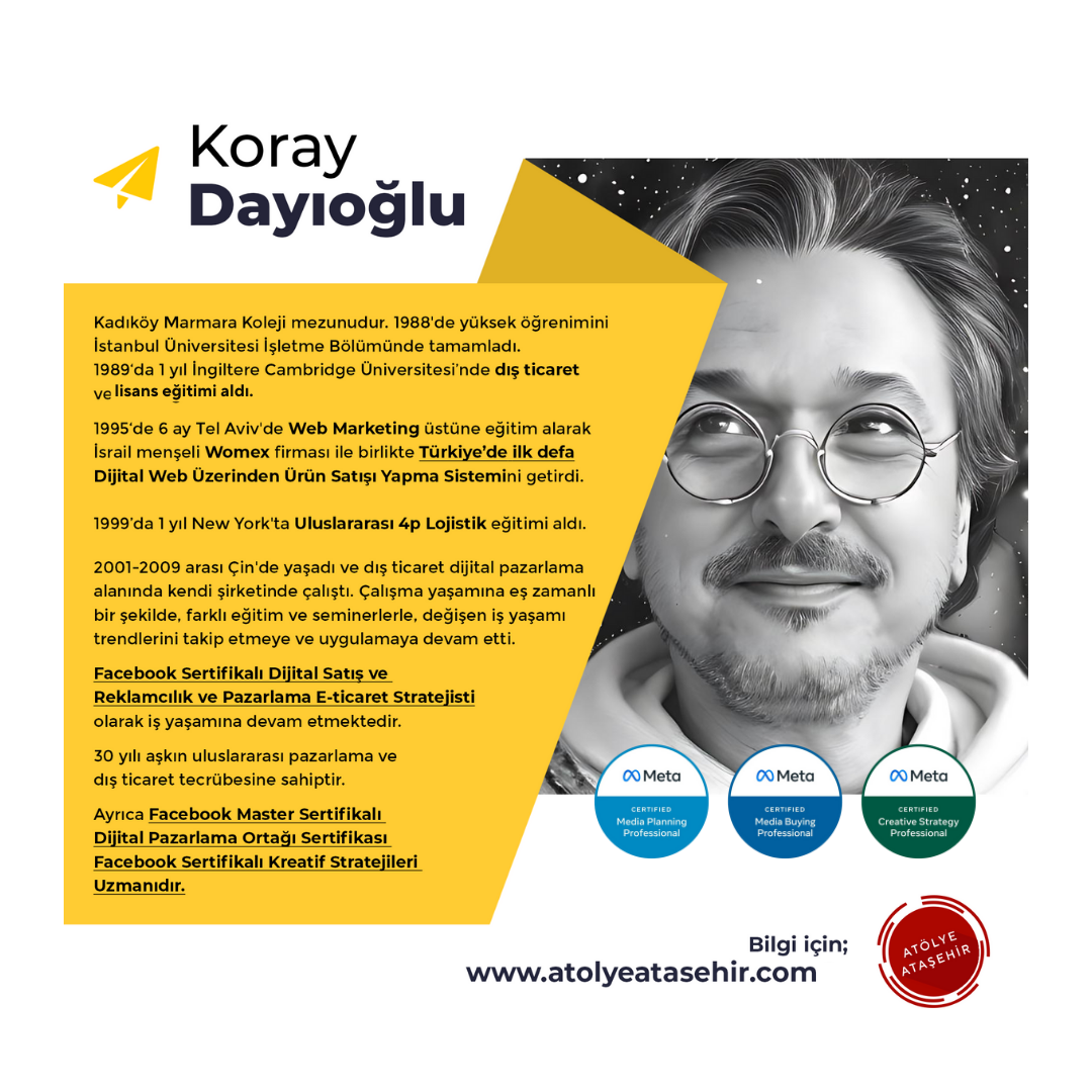 Sosyal Medya ve Dijital Pazarlama Profesyonel Uzmanlık - Yüz Yüze