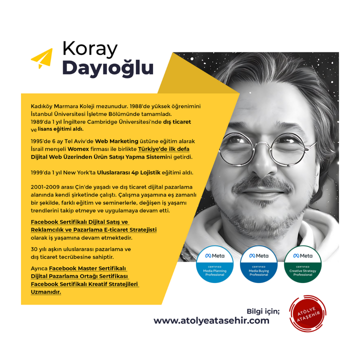 Sosyal Medya ve Dijital Pazarlama Profesyonel Uzmanlık - Yüz Yüze