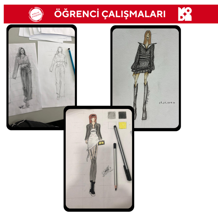 8-11 Yaş Moda Tasarımı Çizim (Online)