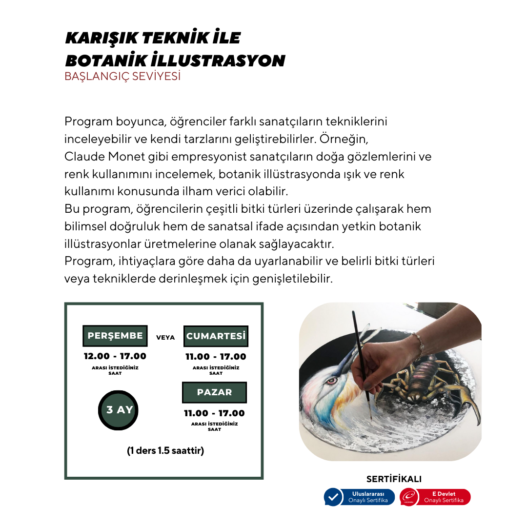 Botanik İllustrasyon  - Yüz Yüze