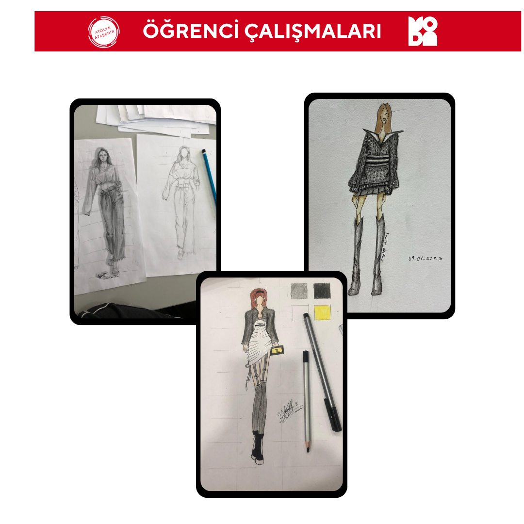 8-11 Yaş Moda Tasarımı Çizim (Yüz Yüze)