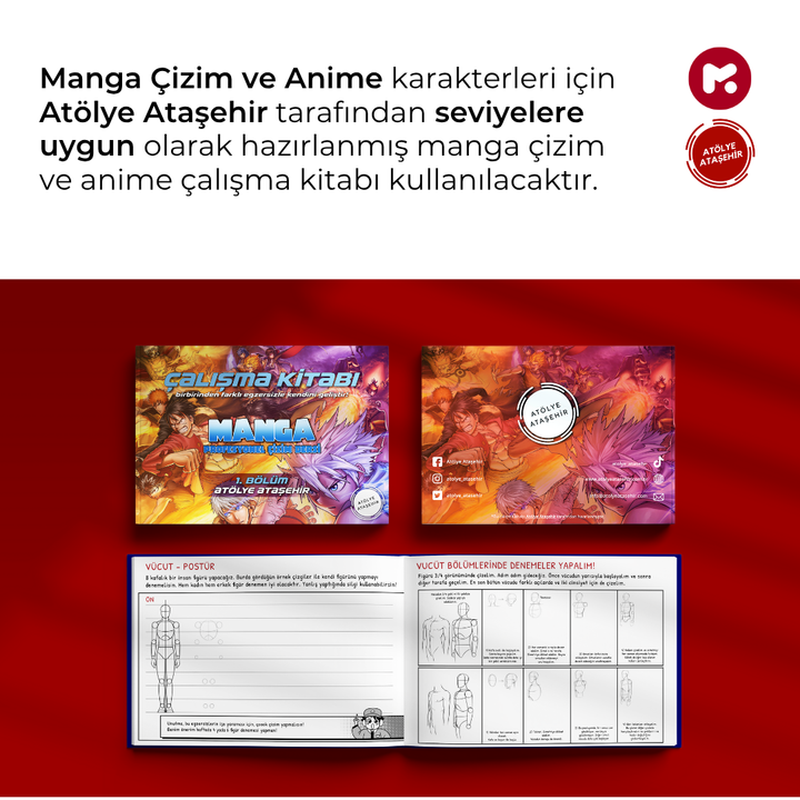 Mangaka Olmak için Japon Çizgi Roman (MANGA) Storyboard