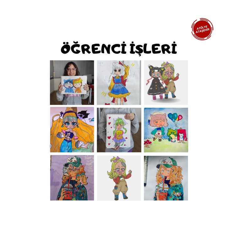Kawaii Art Çizim  (8-12 Yaş)