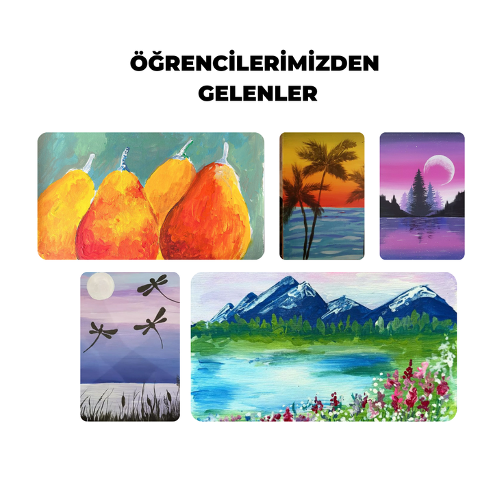Akrilik Yağlı Boya Resim  - Yüz Yüze